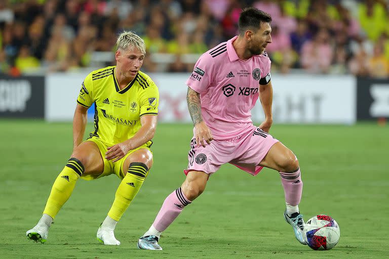 Lionel Messi fue la gran figura de la final de la Leagues Cup entre Inter Miami y Nashville