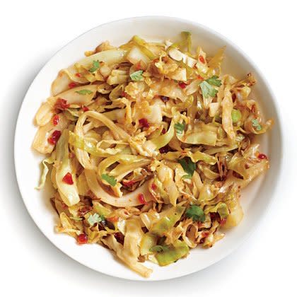 Chile-Garlic Cabbage