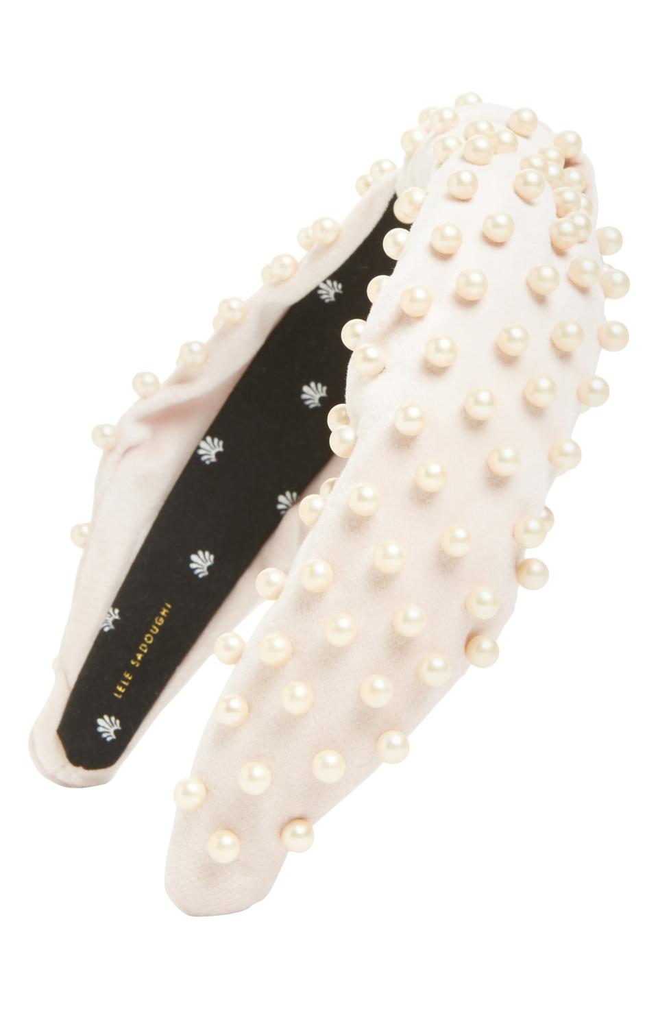 10) Imitation Pearl Headband