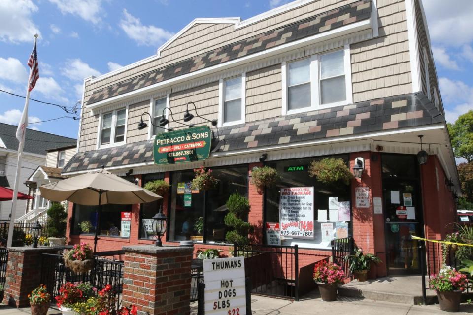 Petracco and Sons Deli owned by Nutley town commissioner and supporter of President Trump, Alphonse Petracco. 