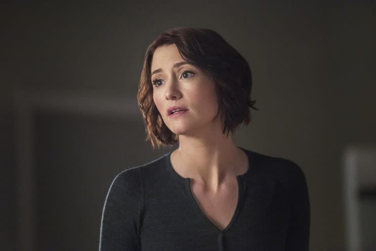 Chyler Leigh as Alex Danvers in The CW's Supergirl. (Photo: Dean Buscher/The CW)