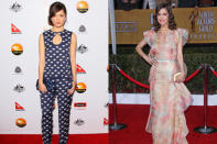 <p>On anyone else, we wouldn't rate Rose's floral Valentino gown as a red carpet low. But we've come to expect greater things from this fashion-forward Aussie, and much prefer the Diane von Furstenberg pant suit she wore to the G'Day USA Gala, with its gorgeous print and keyhole cut.</p>