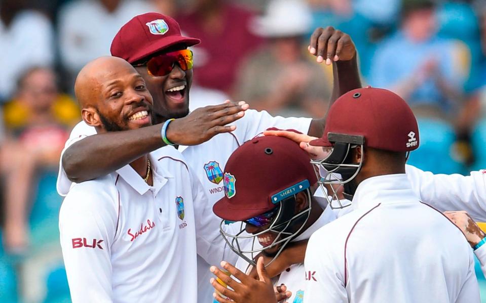 West Indies take a 1-0 lead into the second Test in Antigua which starts on Thursday  - AFP