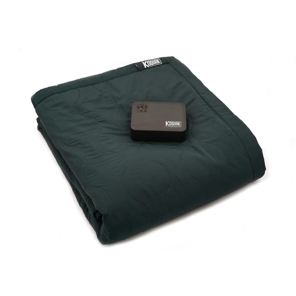 Life Giving Warmth Kodiak Battery Powered Heating Blanket; best electric camping blanket