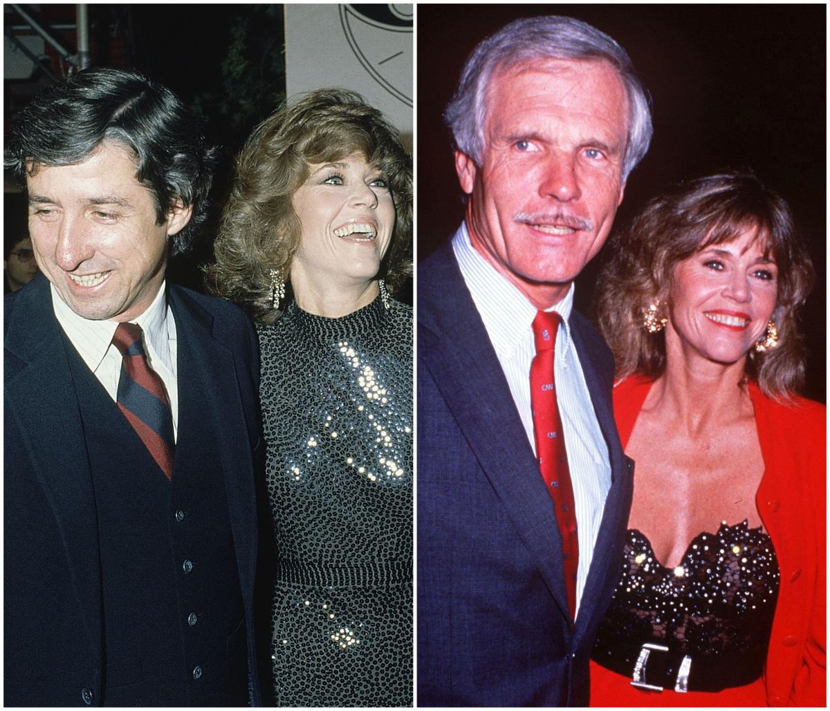 Braves owner Ted Turner, his wife Jane Fonda, and former President