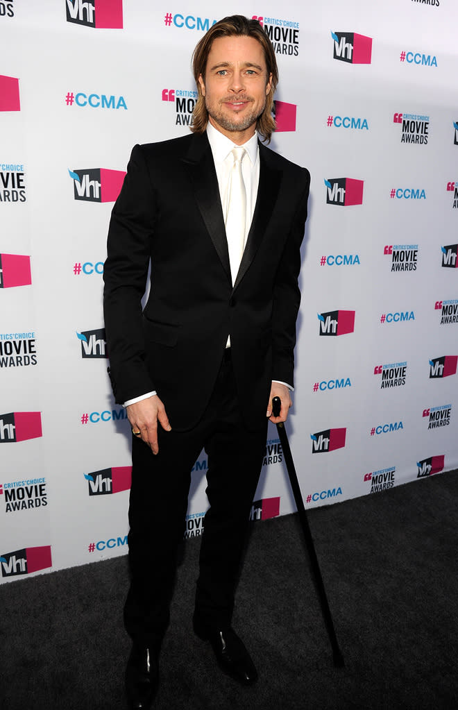 2011 Critics Choice Awards 2012 Brad Pitt