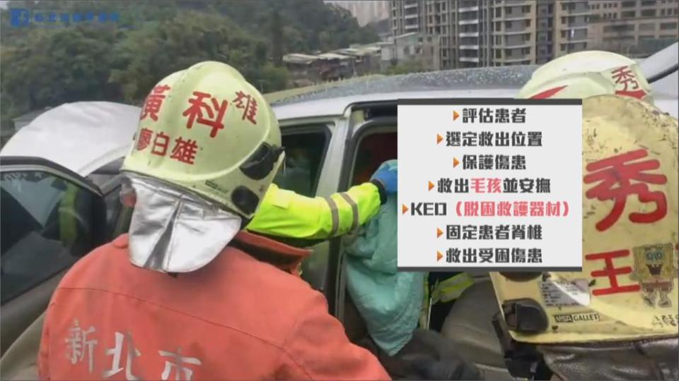 行駛國道遇見車禍 警：駕駛勿刻意減速.停留