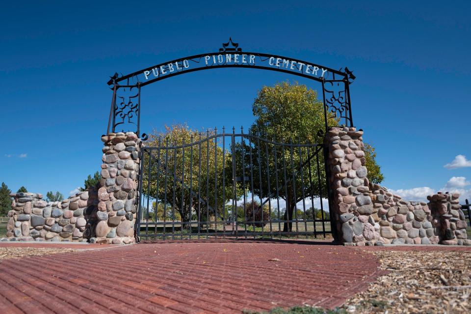 The Pueblo Pioneer Cemetery is located at 901-1099 Masonic Cemetery Road.