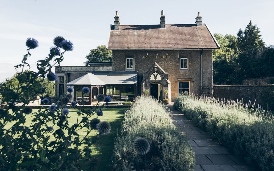 The Hare & Hounds enjoys magnificent, long-reaching views of the countryside