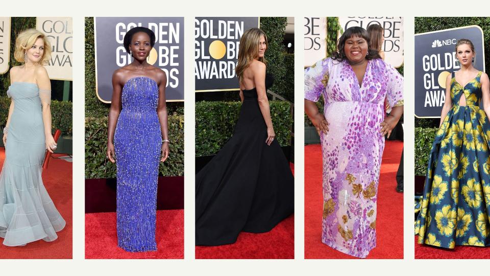 We're reflecting on our favorite Golden Globes dresses