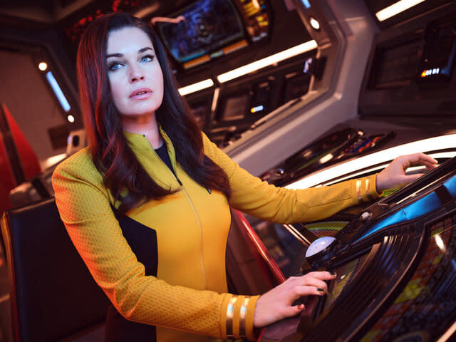 Rebecca Romijn as Una in STAR TREK: STRANGE NEW WORLDS