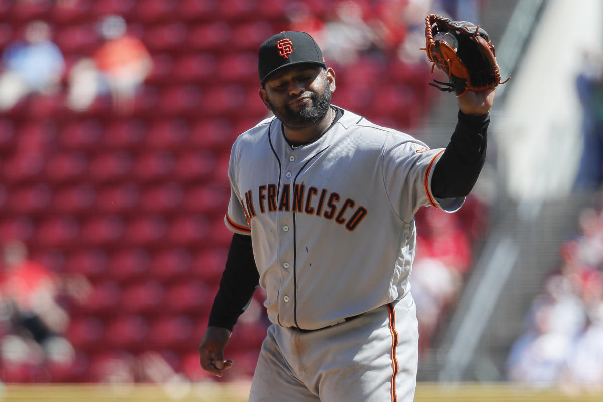 Pablo Sandoval pays visit to Giants, reminisces with former teammates – NBC  Sports Bay Area & California