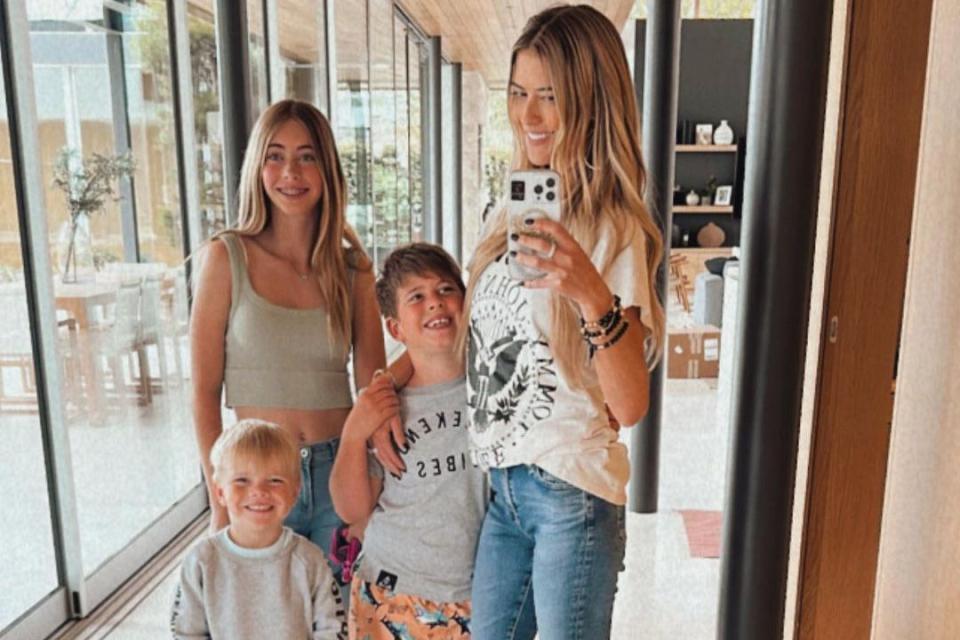 Christina Hall/Instagram Christina Hall and her three kids