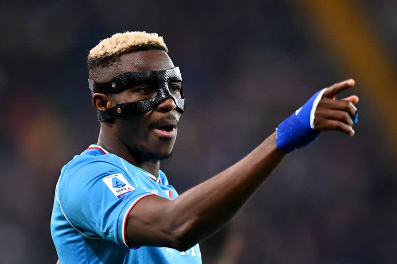 Napoli striker Victor Osimhen