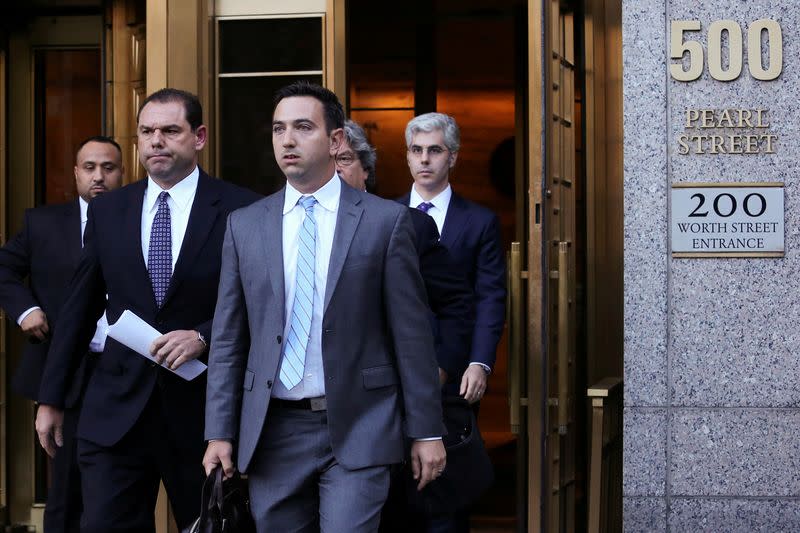 FILE PHOTO: Joseph Percoco, former aid to New York Governor Andrew M. Cuomo, walks out of the Manhattan Federal Courthouse in New York