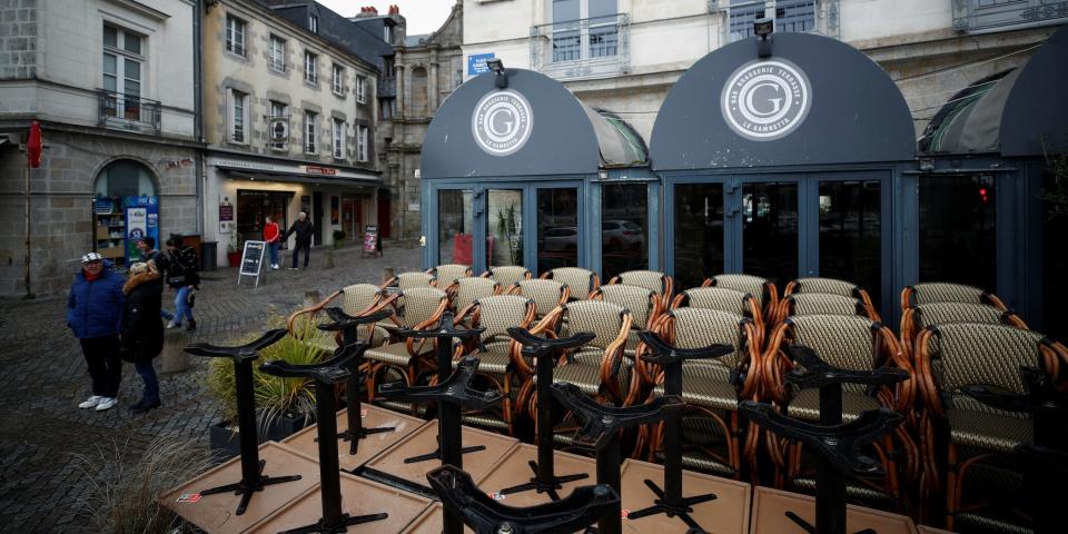 france coronavirus closures lockdown restaurant