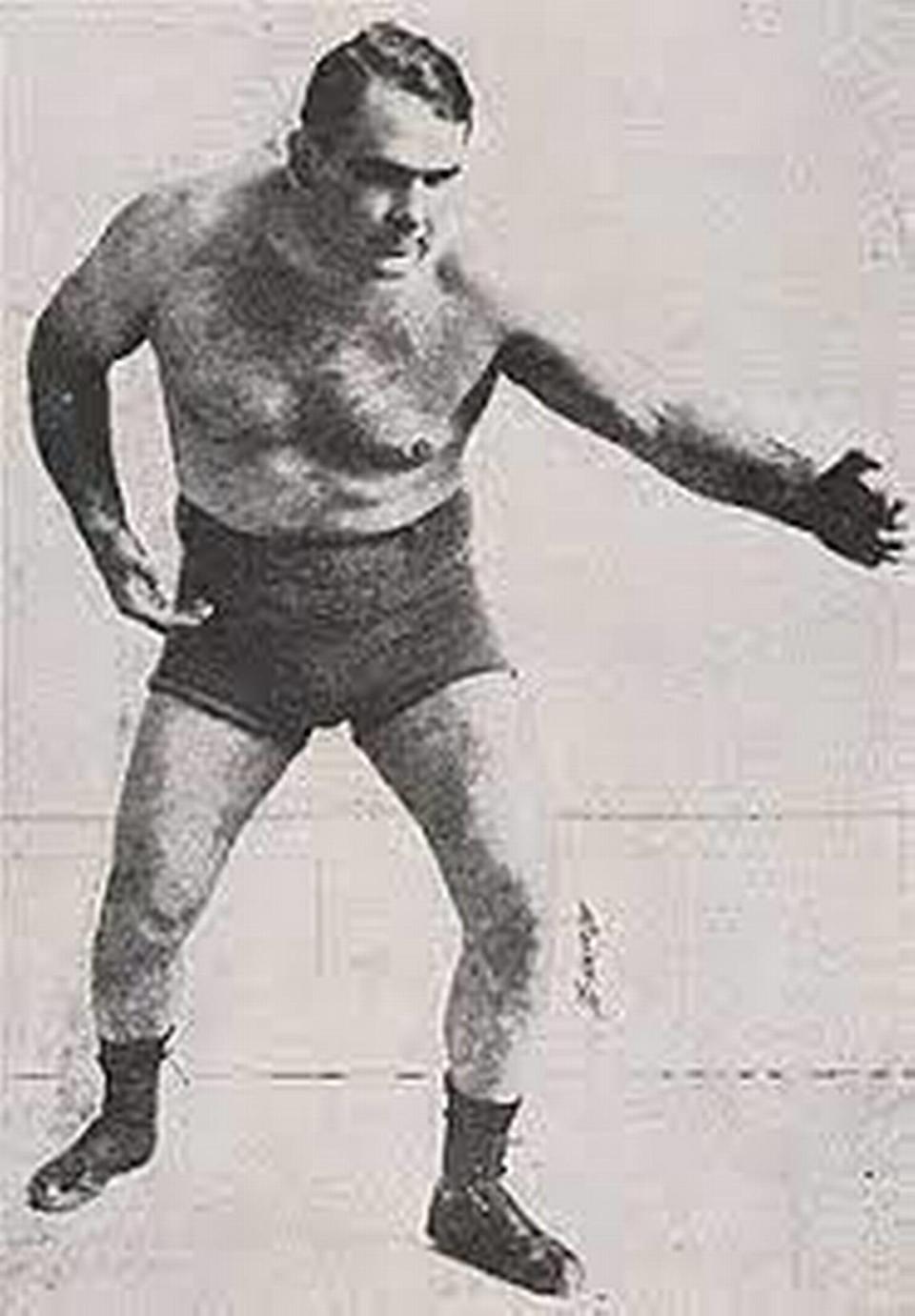 Ed “Strangler” Lewis was a fan favorite in early professional wrestling in Fort Worth.