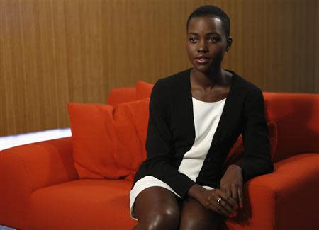 Actress Lupita Nyong'o, who stars in the movie "12 Years a Slave," poses for a portrait in Los Angeles, California November 13, 2013. REUTERS/Mario Anzuoni