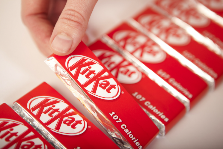 KitKats will now contain 10 percent less fat (Picture: REX Features)