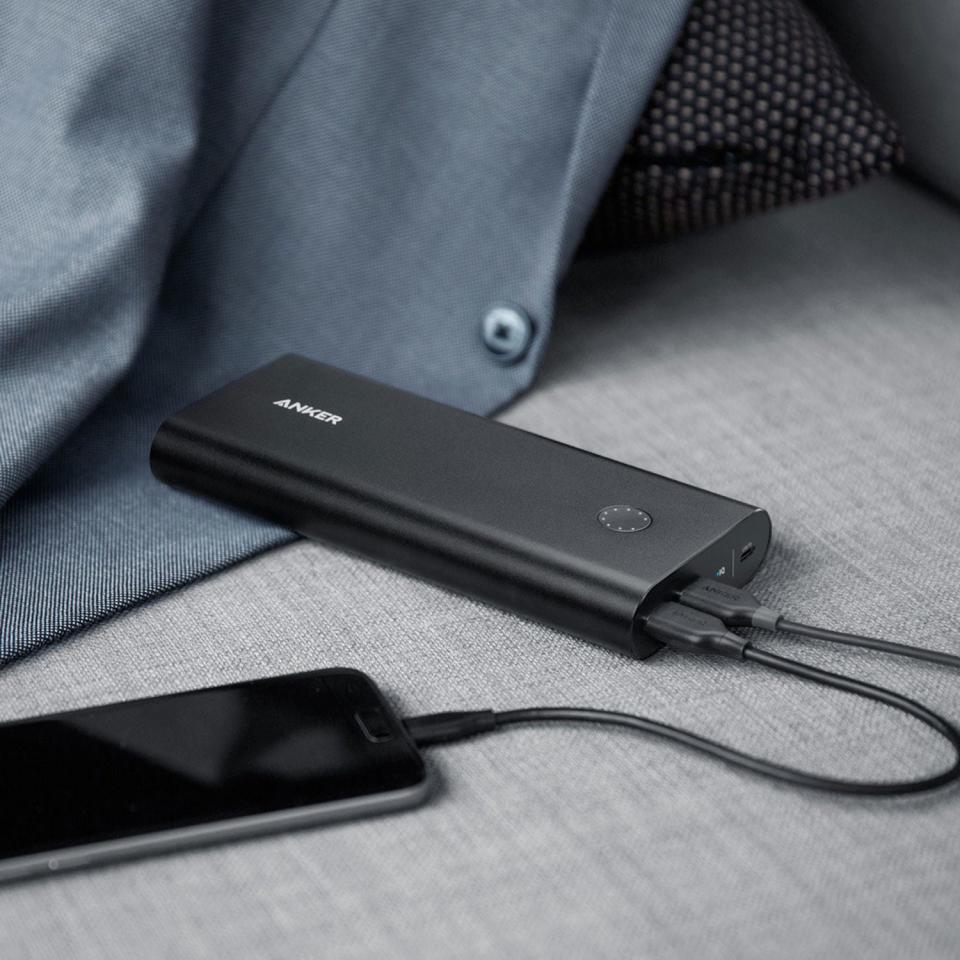 Back-up power is also important, so be sure to always keep a power bank – like this Anker device – juiced up at all times, in the event of a power outage. This 26,800 mAh power bank can power up a typical smartphone several times.