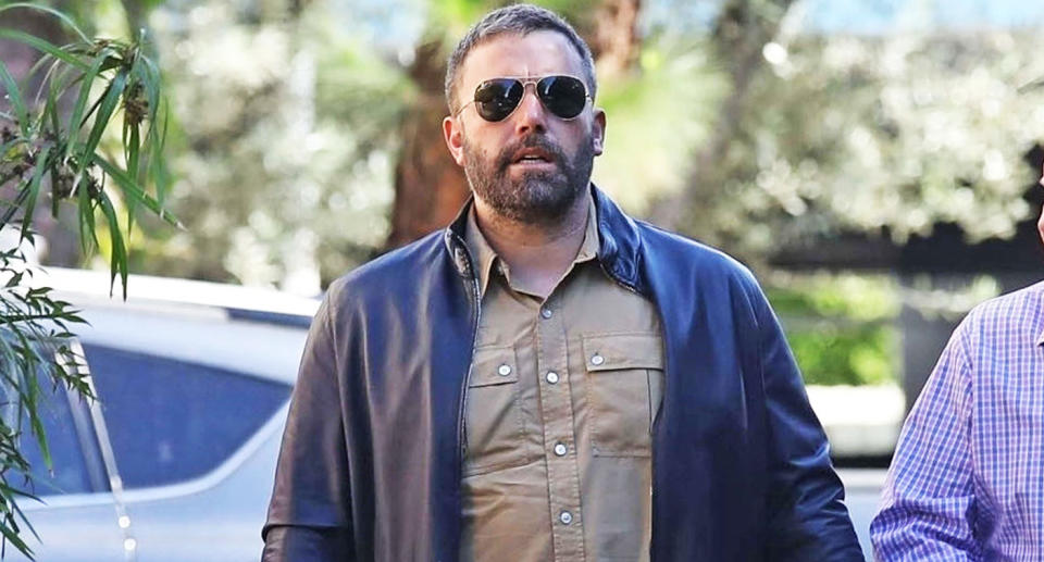 Ben Affleck heading to a therapy session in Los Angeles. (Photo: BackGrid)