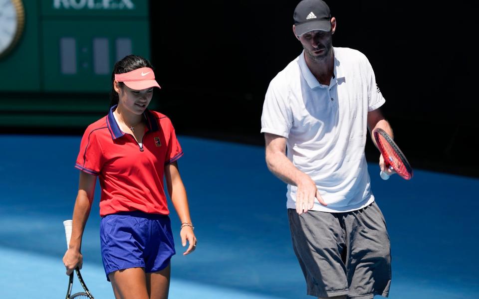 Emma Raducanu Australian Open Torben Beltz - AP