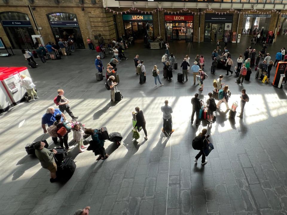 Light relief: London King’s Cross, hub for the East Coast Main Line, has been working well (Simon Calder)