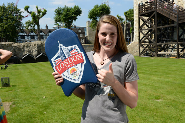 TODAY -- Pictured: Missy Franklin -- (Photo by: Dave Hogan/NBC NewsWire/NBCU Photo Bank)