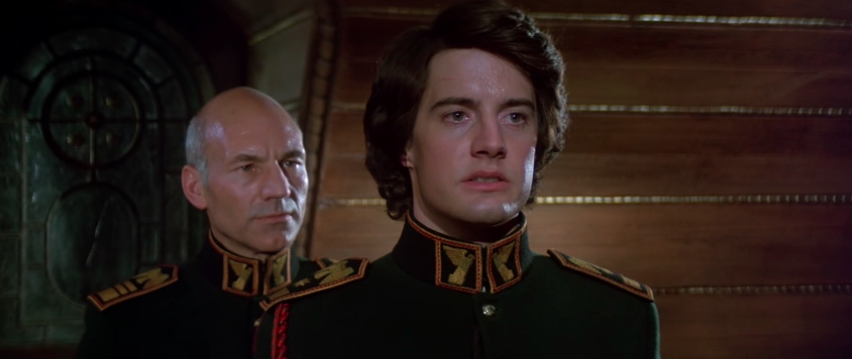 Patrick Stewart and Kyle MacLachlan in 'Dune.'