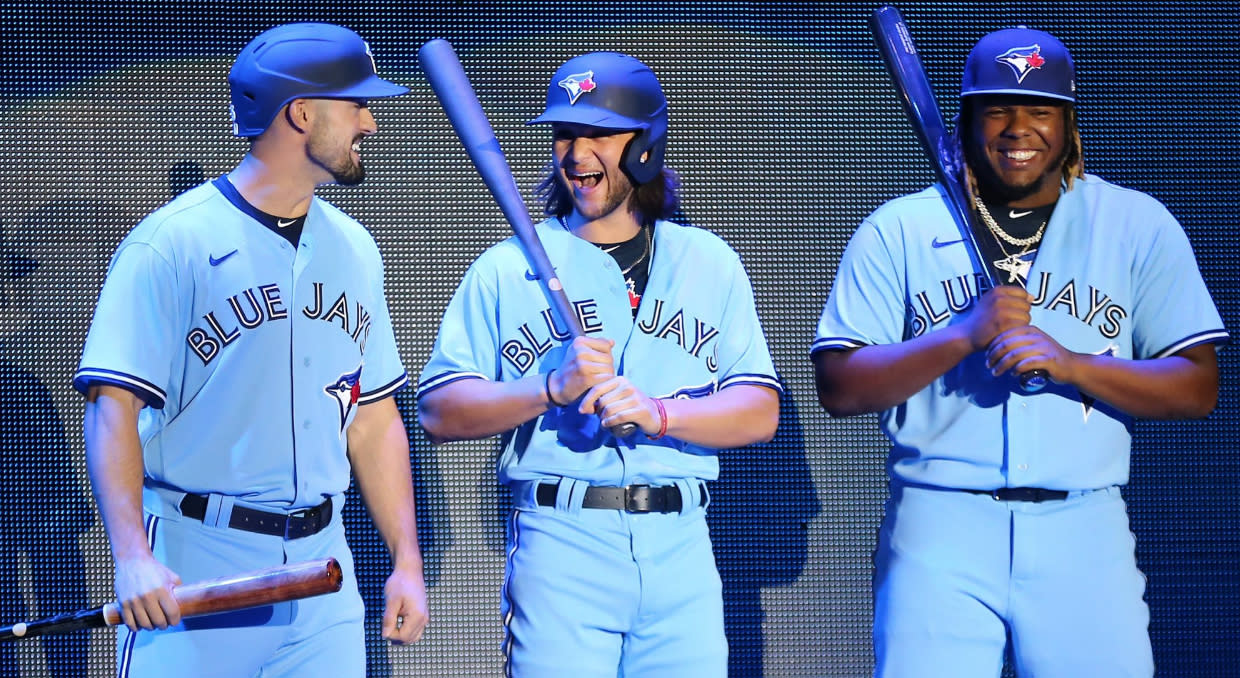 The Toronto Blue Jays will have some new threads for the 2020 MLB season. (Twitter // @Sportsnet)