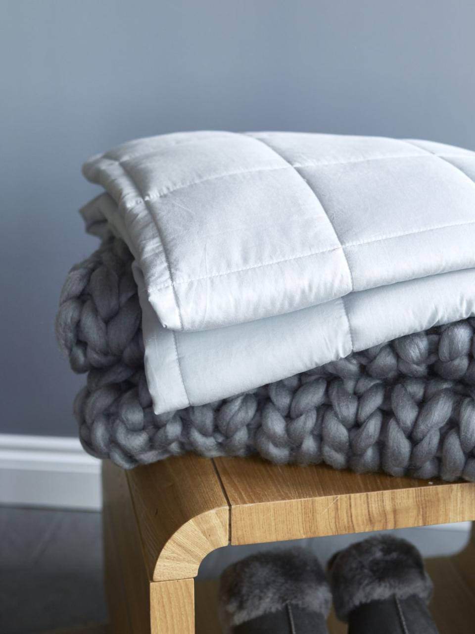 <p>"Shown to help reduce insomnia and have a relaxing and calming effect, Aldi’s new soothing Weighted Blanket (£29.99) is a must-have gift that friends and family will love," the supermarket explains. "These on-trend comforting blankets are weighted to apply pressure which is designed to help reduce stress and anxiety."</p><p>It's available to pre-order online from 15th November and in store from 19th November.</p>