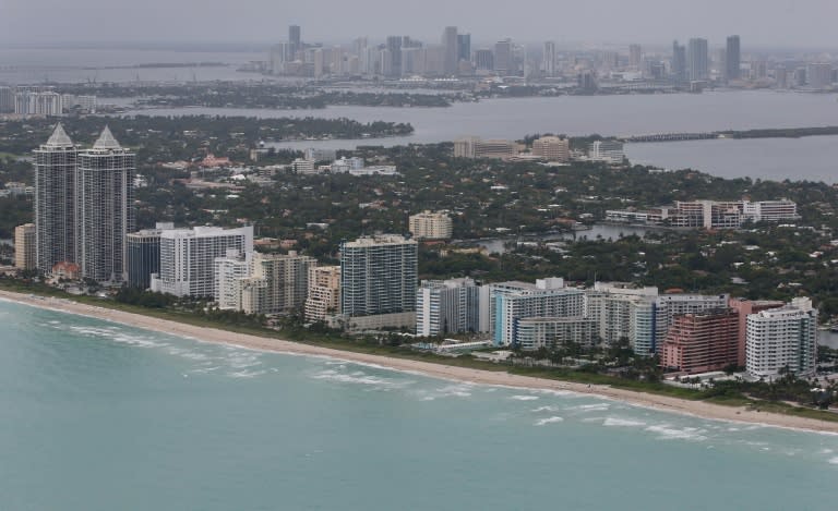 Miami's low elevation and porous limestone foundation mean that sea walls and levees will not help the city from eventually sinking, scientists say