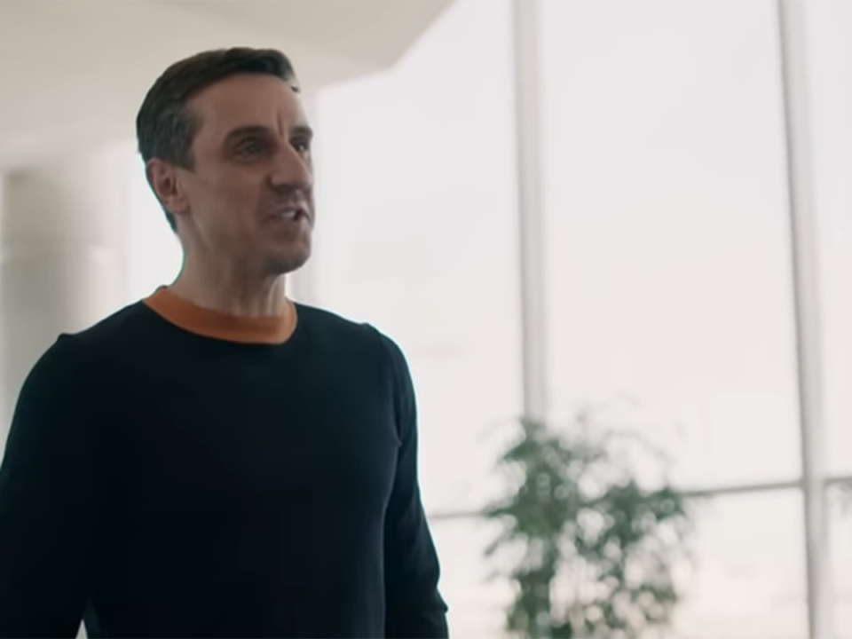 Gary Neville visited Aspire Academy for a recent documentary ahead of the World Cup (The Overlap)