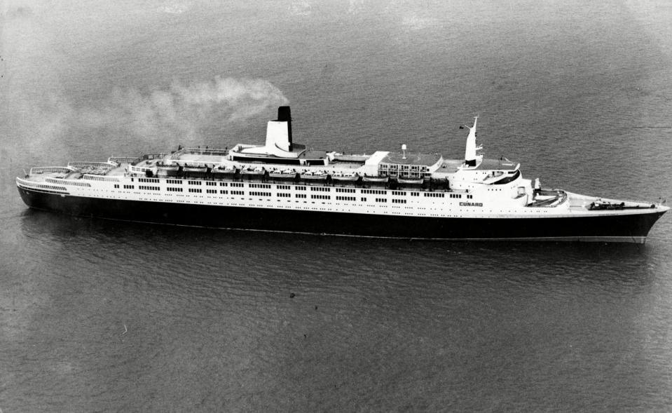The ocean liner Queen Elizabeth 2