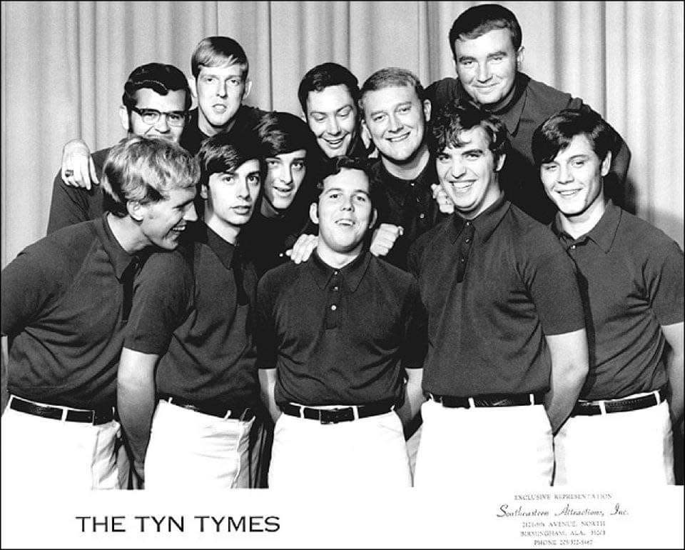 The original 10 members of The Tyn Tymes when the group first formed in 1966.
