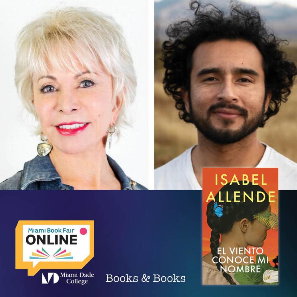 Una noche virtual con Isabel Allende y Javier Zamora. Cortesía