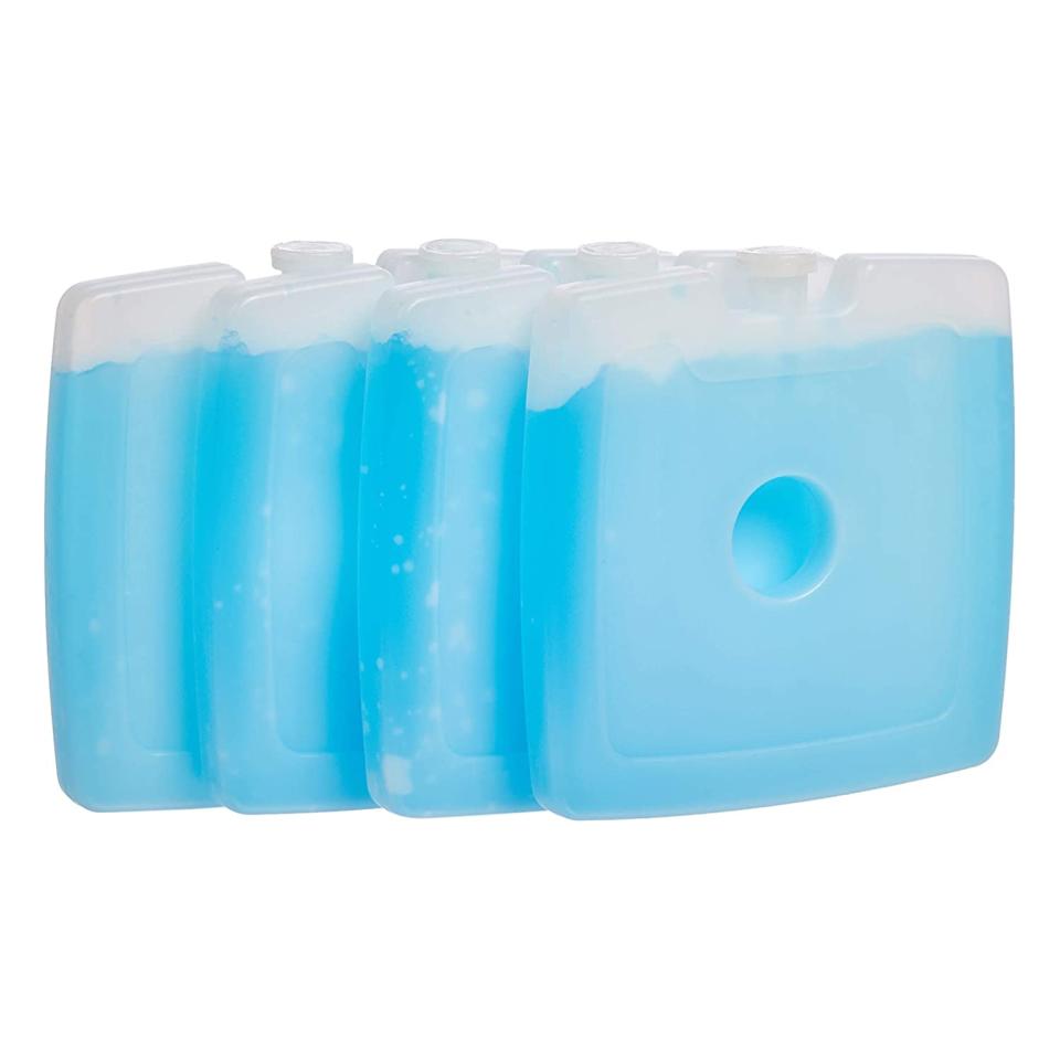 Square ice cooler packs