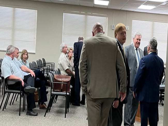 City View ISD defendants and their lawyers asked Judge Jack McGaughey in a Nov. 7 hearing to dismiss charges of failure to report child abuse. McGaughey ruled in their favor Tuesday.