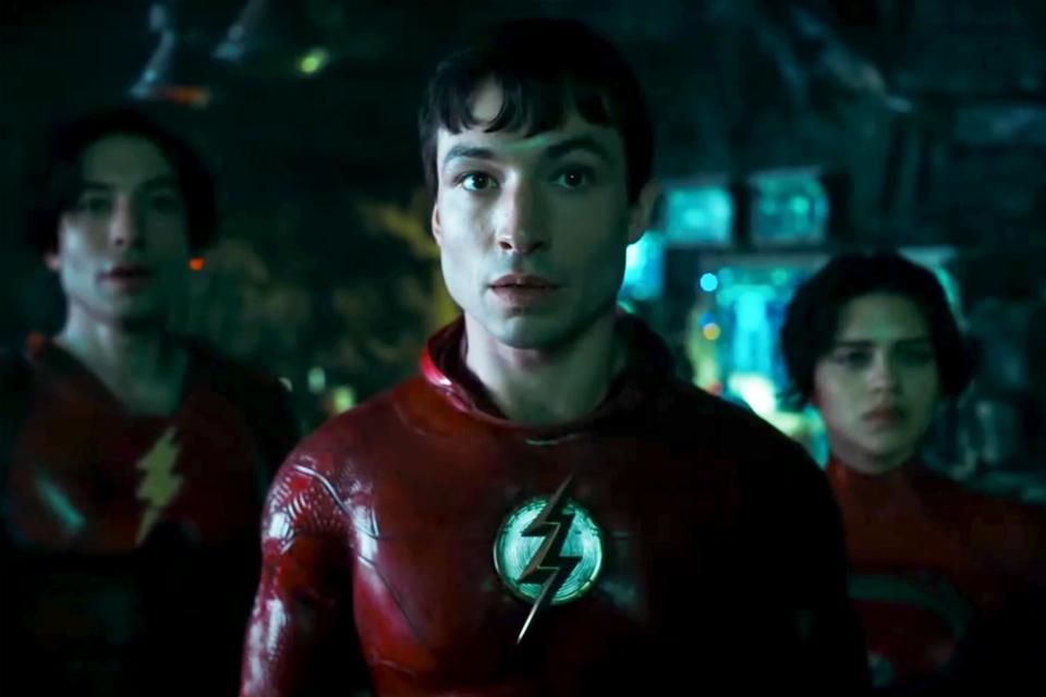 The Flash movie footage shown at DC FanDome