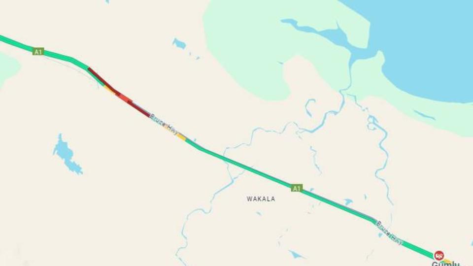 The Greyhound bus was travelling north along the Bruce Hwy towards Townsville.