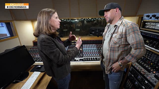 <p>CBS News</p> Jan Crawford and Jason Aldean on CBS Mornings