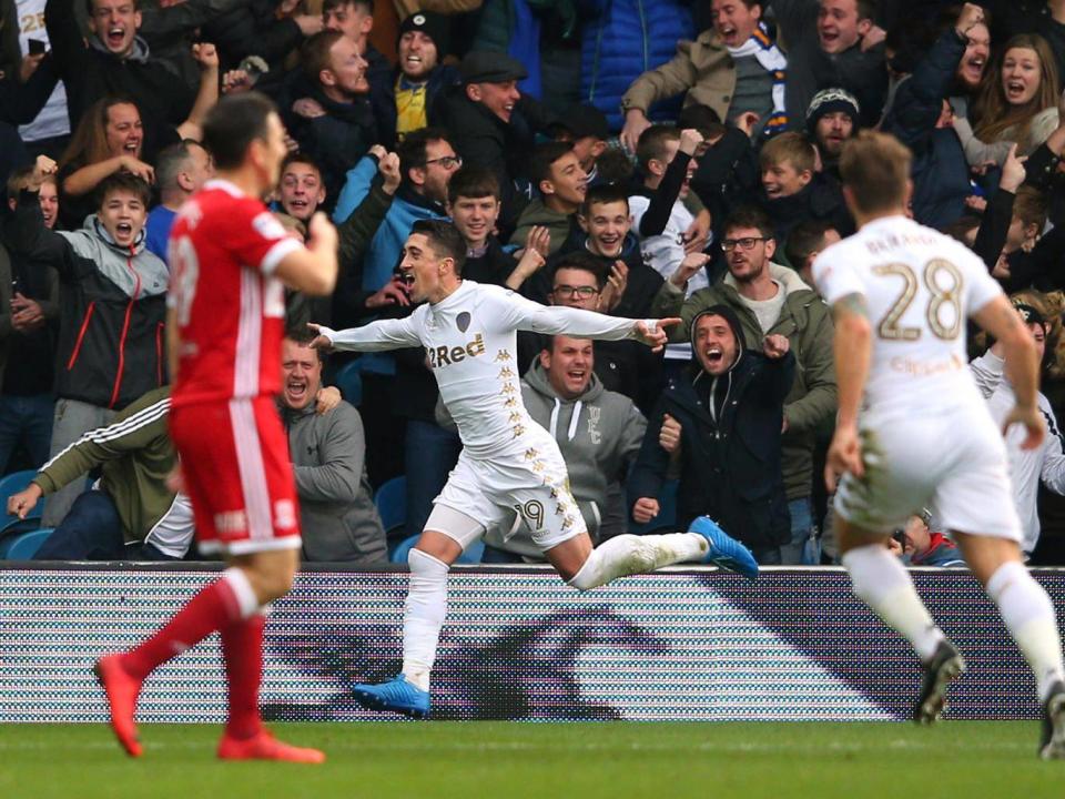 Pablo Hernandez opened the scoring at Elland Road (Getty)