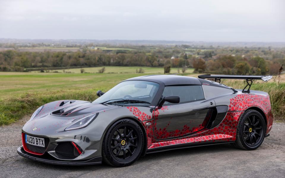 Daily Telegraph DT News The new 2021 Poppy Car which has been produced by Mission Motorsport, the Forceâ€™s Motorsport charity with Lotus cars . - Heathcliff O'Malley