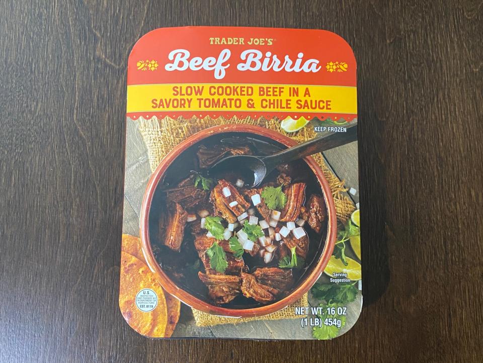 Beef Birria package