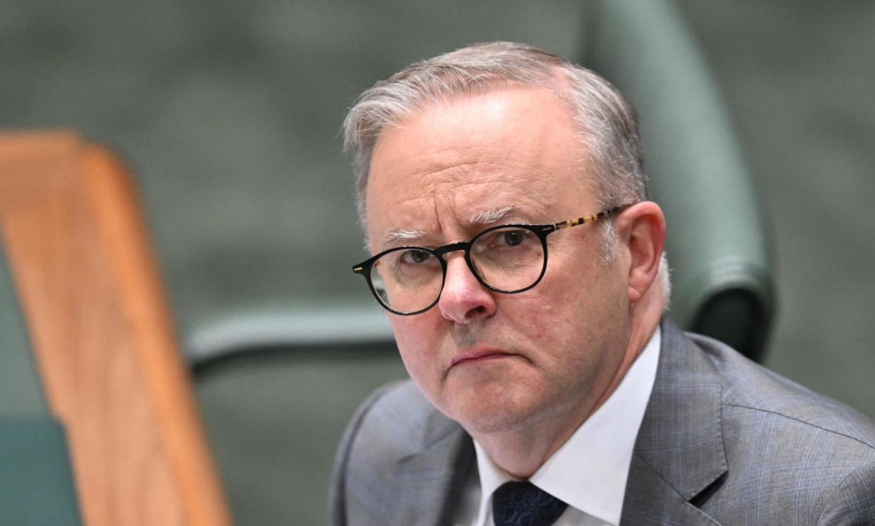 <span>Nearly half of voters don’t think Anthony Albanese is doing a good job.</span><span>Photograph: Lukas Coch/AAP</span>