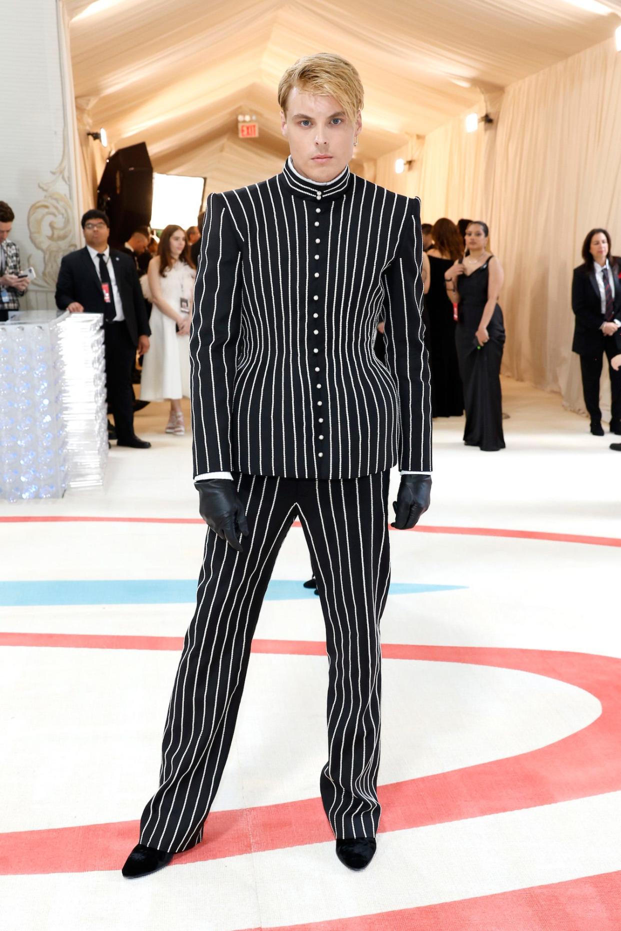 Gustav Witzøe attends the 2023 Met Gala.