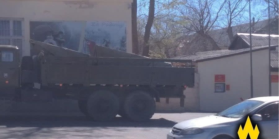Partisans discovered a park of military equipment in occupied Crimea