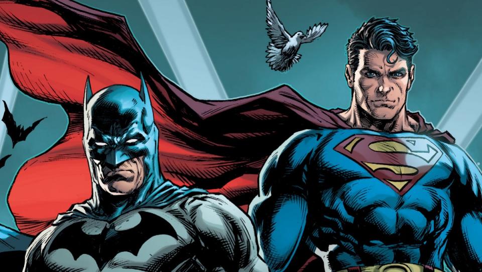 Batman and Superman, the "World's Finest" heroes.