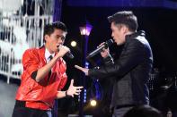 Gab Maturan performs with Bamboo