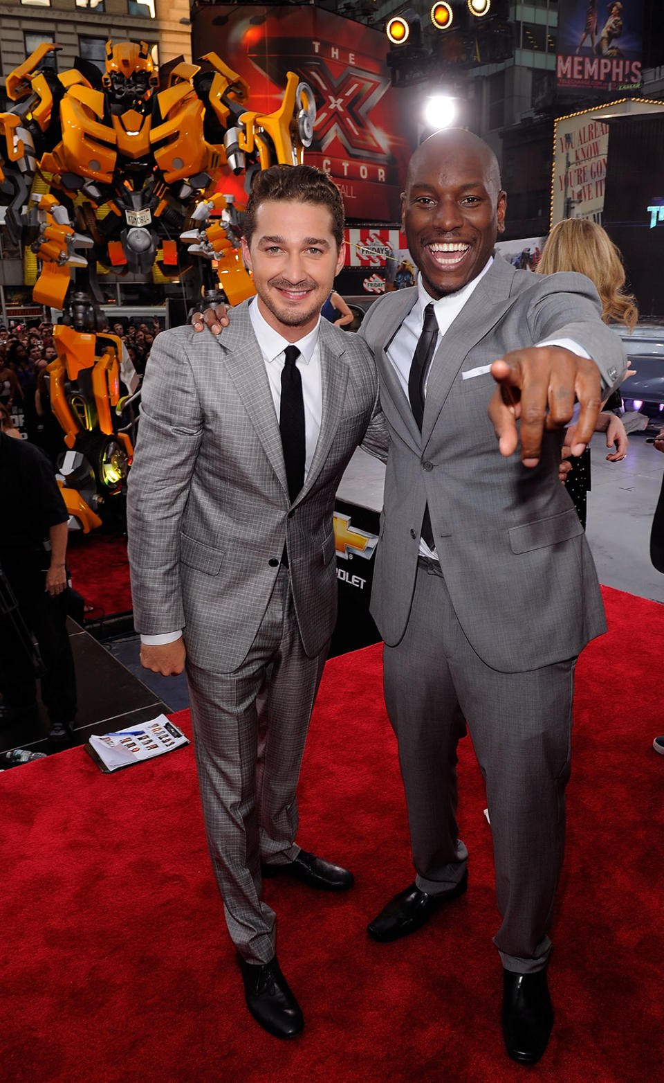 Shia LaBeouf and Tyrese Gibson